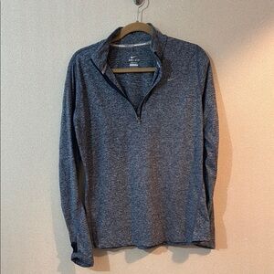 Nike Blue Long Sleeve Performance Tee